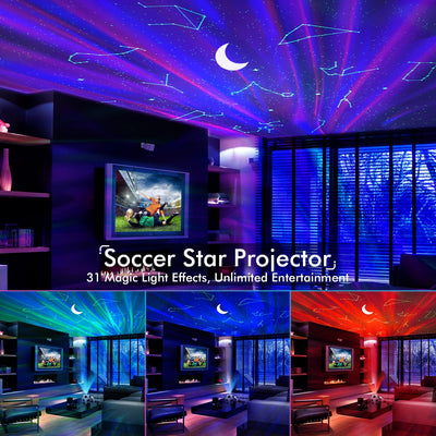 Star Projector- Rossetta Soccer Aurora Lamp