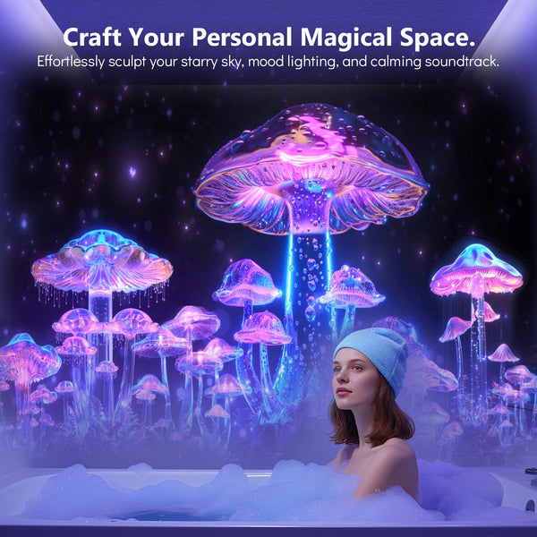 Rossetta Galaxy Projector Star Projector , 3D Projector for Bedroom ...