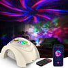 Rossetta Dual Lens Galaxy Projector, Star Projector for Bedroom with 58 Light Effects, Night Light Projector with White Noise & Bluetooth Speaker, Remote Timer, Room Decor Gift for Kids Adults Teens
