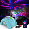 Rossetta Dual Lens Galaxy Projector, Star Projector for Bedroom with 58 Light Effects, Night Light Projector with White Noise & Bluetooth Speaker, Remote Timer, Room Decor Gift for Kids Adults Teens