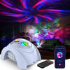 Rossetta Dual Lens Galaxy Projector, Star Projector for Bedroom with 58 Light Effects, Night Light Projector with White Noise & Bluetooth Speaker, Remote Timer, Room Decor Gift for Kids Adults Teens