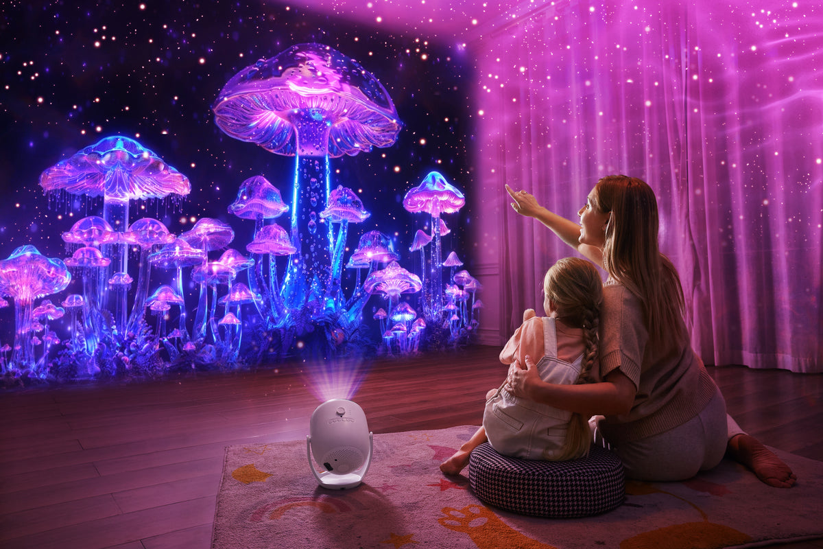 Rossetta Galaxy Projector Star Projector , 3D Projector for Bedroom ...