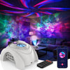 Rossetta Galaxy Projector, 58 Lighting Effects Star Projector Bluetooth Speaker White Noise Night Light, Galaxy Light Projector with Remote Control and Timer for Ceiling, Home Decor, Kids Room, Party