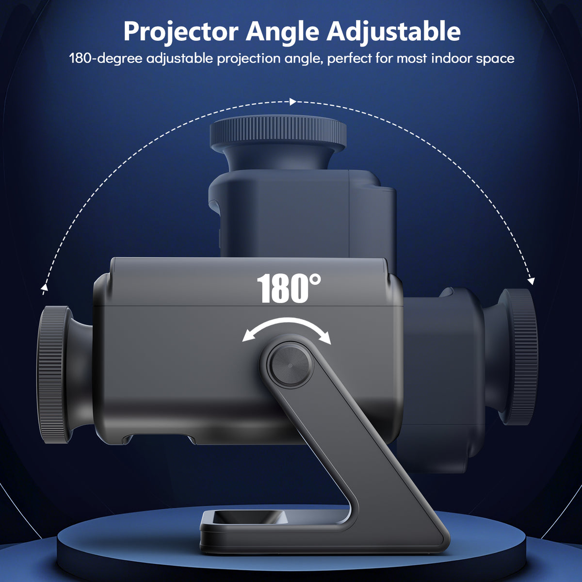 Rossetta 3D Theme Projector, HD Projection Lens & Adjustable Focus Gal