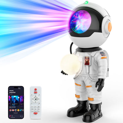 Rossetta Astronaut Galaxy Projector, Star Projector for Bedroom, LED Night Light for Kids Room with Timer and Remote, Room Decor Aesthetic, Home Decor, Gifts for Adults, Teens, Christmas, Birthday