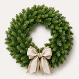 25-Inch Pre-Lit Dual-Color LED Christmas Wreath