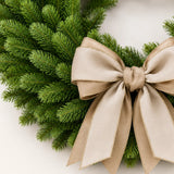 25-Inch Pre-Lit Dual-Color LED Christmas Wreath