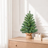 Unlit Blue-Green PE/PVC Artificial Christmas Tree, 2–9 FT