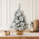 Snow-Flocked Artificial Christmas Tree, 2–9 FT, Unlit or Pre-Lit