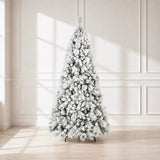 Snow-Flocked Artificial Christmas Tree, 2–9 FT, Unlit or Pre-Lit