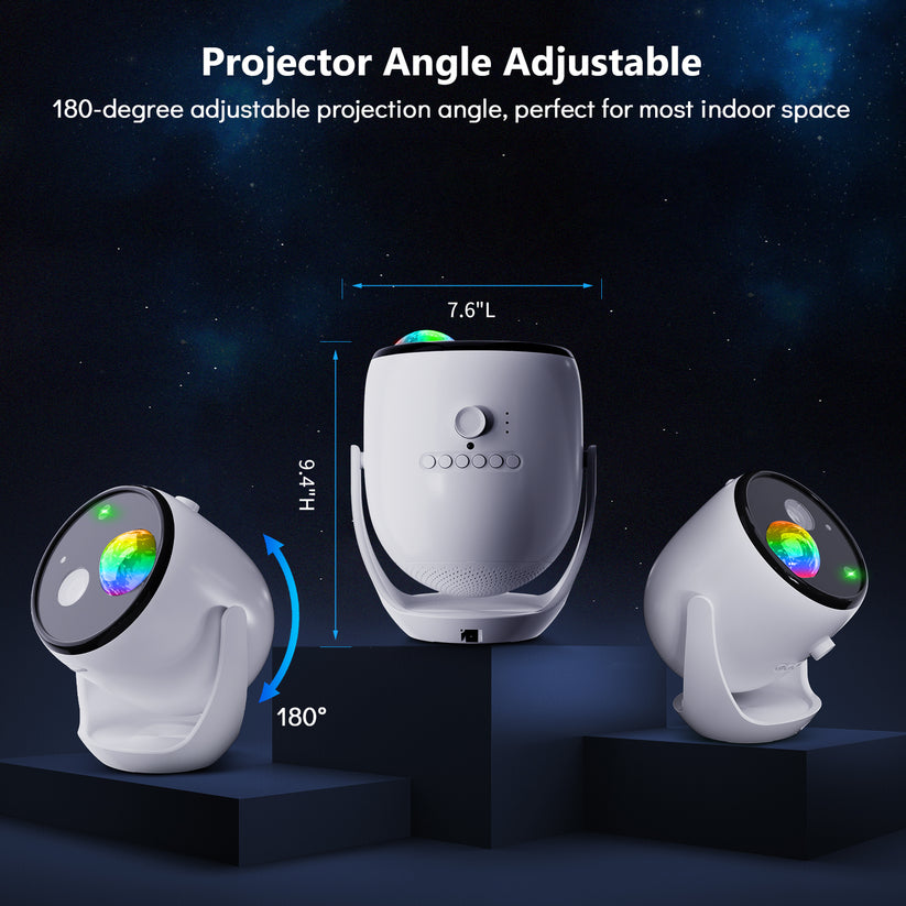 Rossetta Galaxy Projector Star Projector , 3D Projector for Bedroom ...