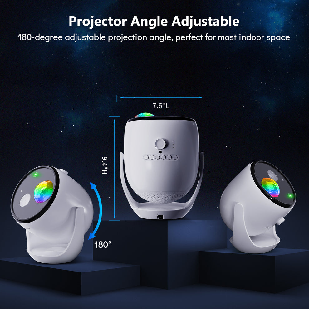 Rossetta Galaxy Projector Star Projector , 3D Projector for Bedroom ...